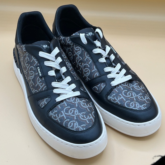 Coach Clip Court sneakers Mens Monogram Print In Casual Sneaker Size 13 In Black main image 8